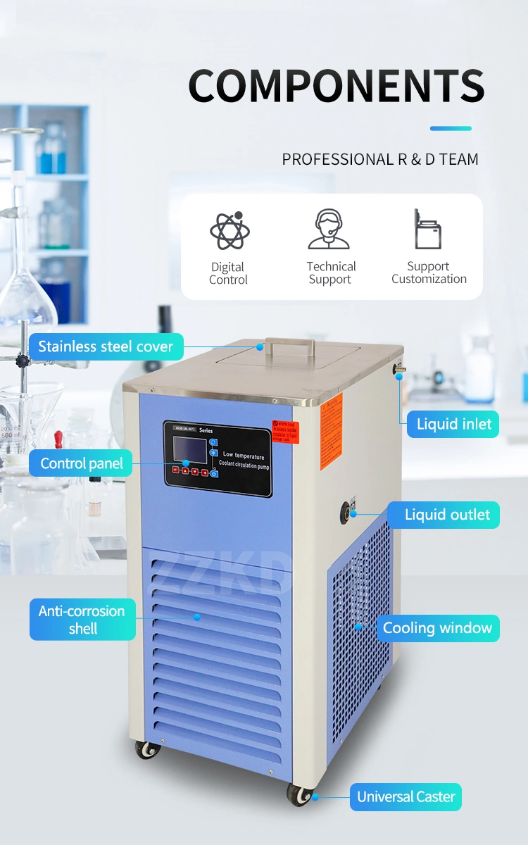 Hypothermia Cryogenic Liquid Circulating Pump for Lab Rotary Evaporator Glass Reactor