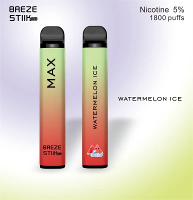 Популярный испаритель газа Breze Stiik Max 1800puff, 6 мл, 950 мАч, для окружающей среды, жидкого газа оптом